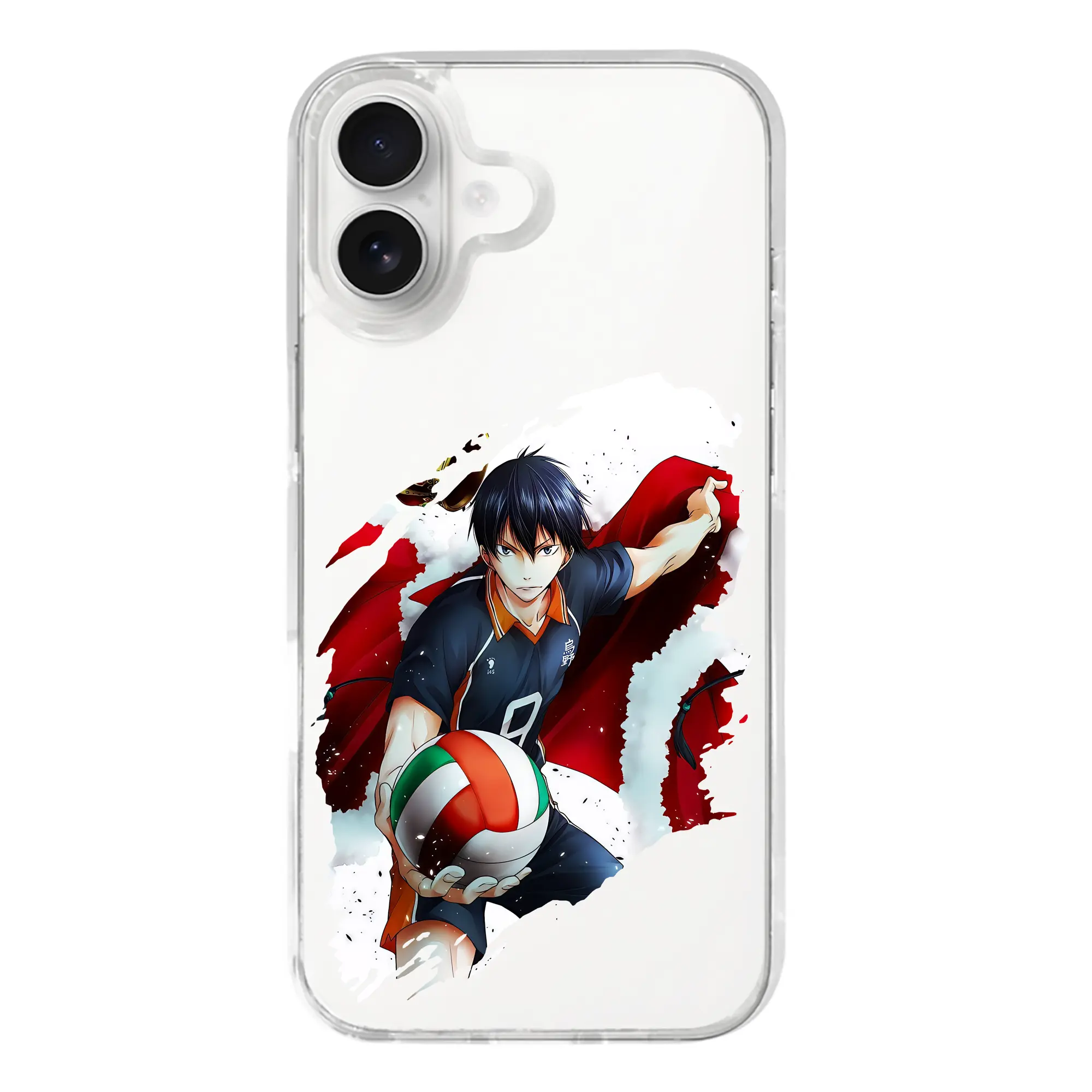 ハイキュー!! グッズ,影山飛雄 - iPhone 17シリーズ 透明スマホケース – 薄型・耐衝撃・精密フィット保護カバー